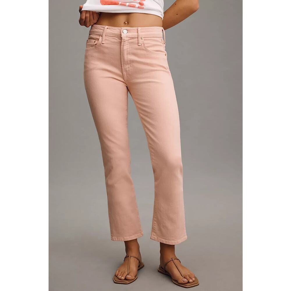 Mother Women's Straight Leg Jeans In Soft Blush